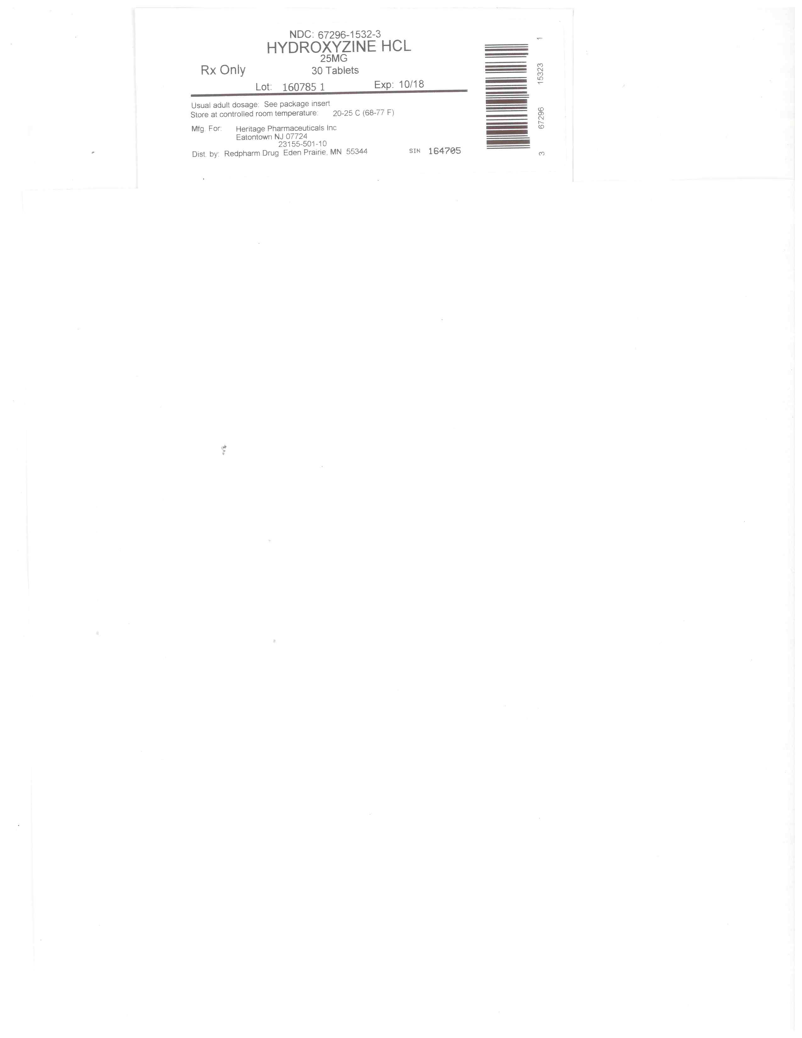 Hydroxyzine Crospovidone Mpas